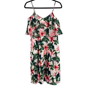 VINCE CAMUTO Floral Spaghetti Strap Dress Size 0‎
